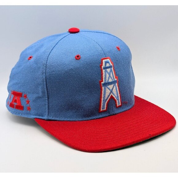 Vintage Houston Oilers Hat Fitted Size 7 1/4 Mens VTG 100% Wool Starter NFL 90s